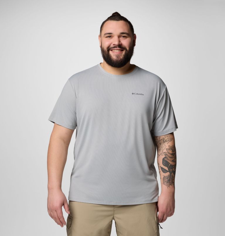 camiseta masculina tech trail utility de manga curta - tamanho grande