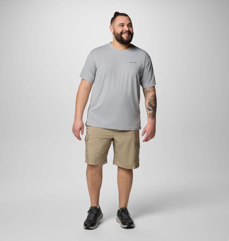 camiseta masculina tech trail utility de manga curta - tamanho grande