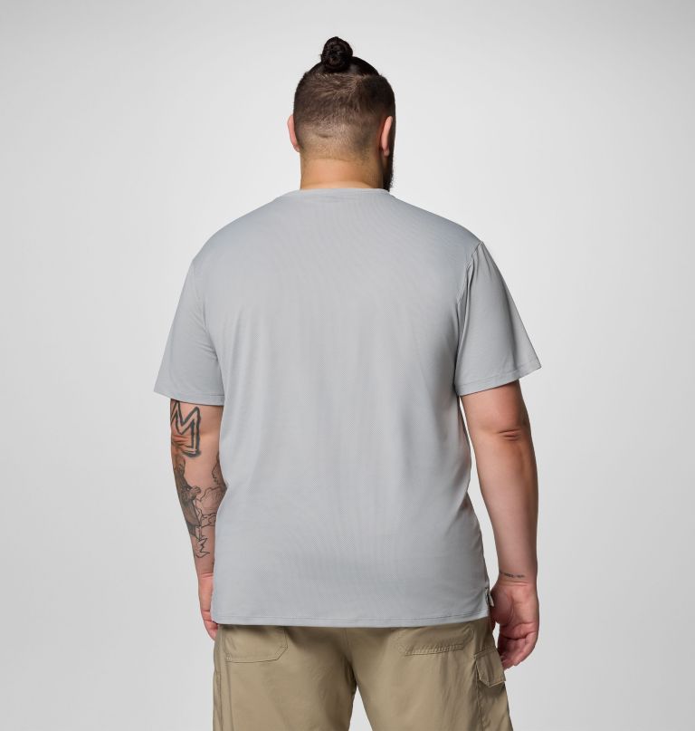 camiseta masculina tech trail utility de manga curta - tamanho grande