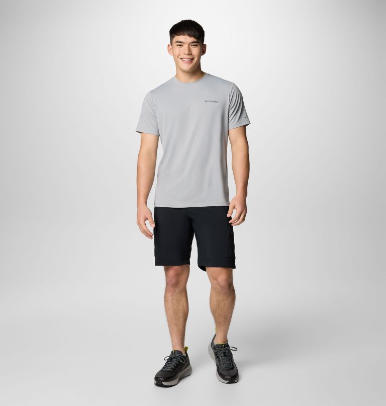 camiseta masculina tech trail utility de manga curta - tamanho grande