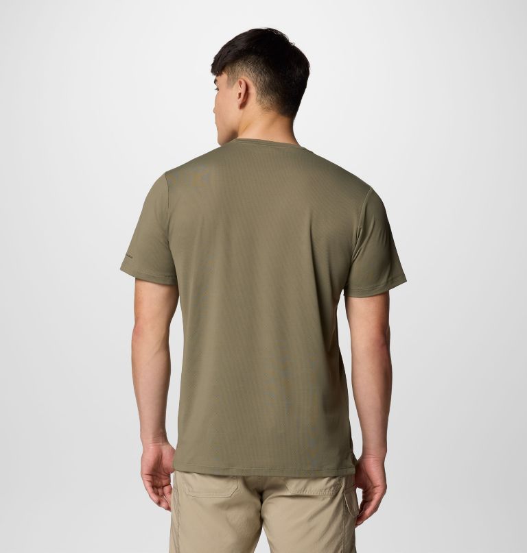 camiseta masculina tech trail utility de manga curta - tamanho grande