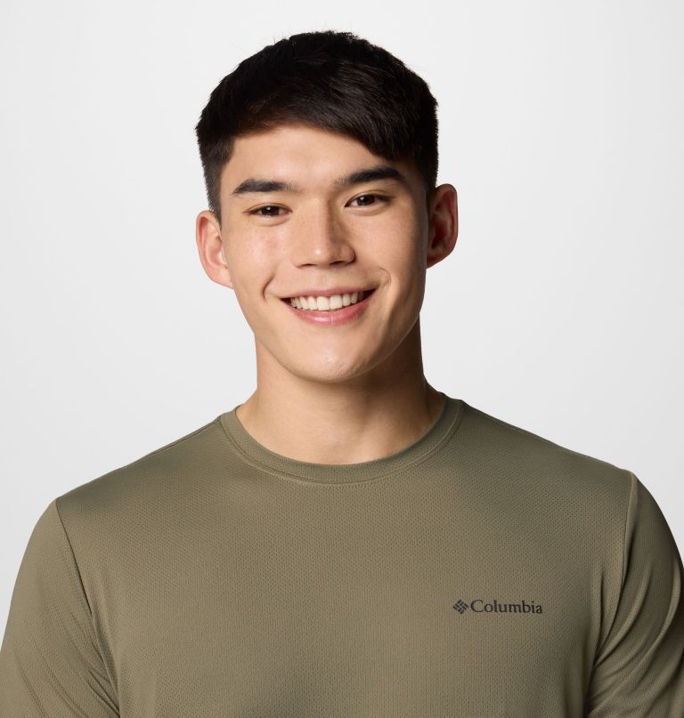 camiseta masculina tech trail utility de manga curta - tamanho grande