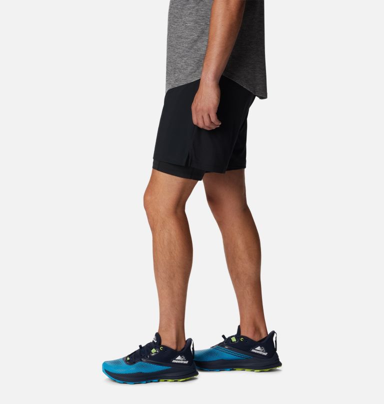 calções masculinos endless trail 2 em 1