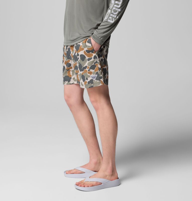 calções de banho estampados pfg rambler para homem