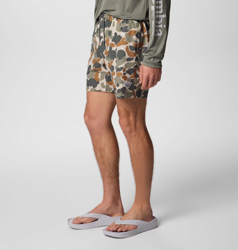 calções de banho estampados pfg rambler para homem