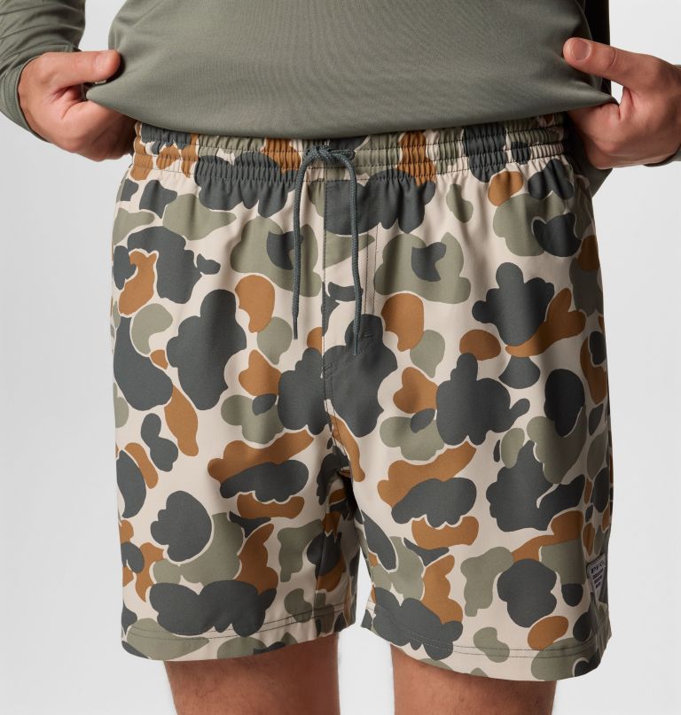 calções de banho estampados pfg rambler para homem