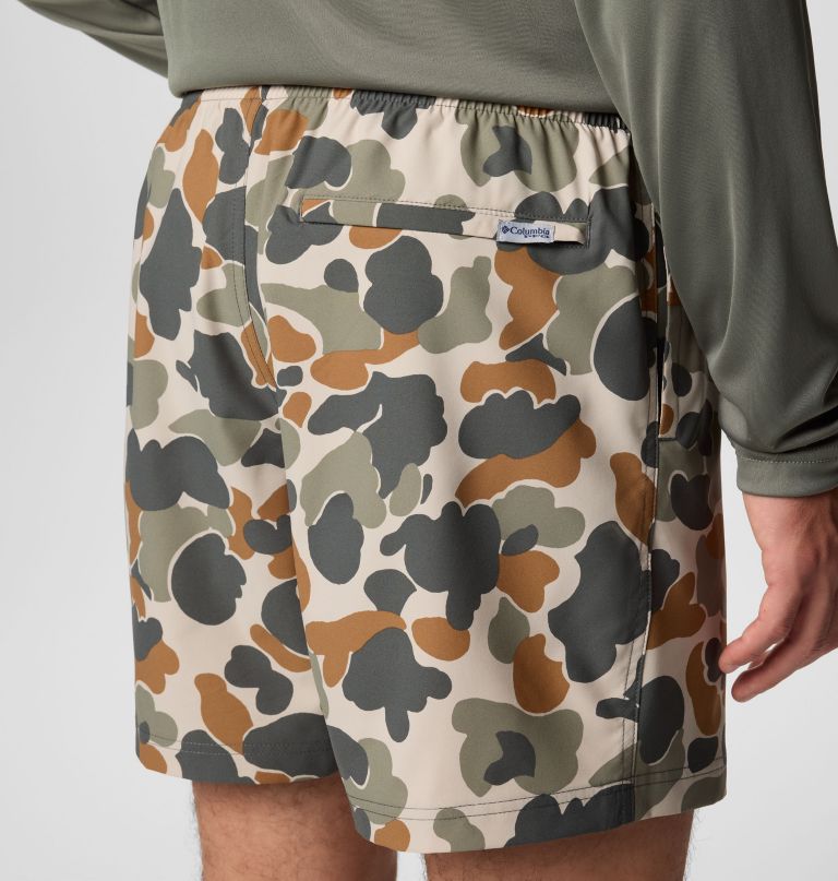 calções de banho estampados pfg rambler para homem