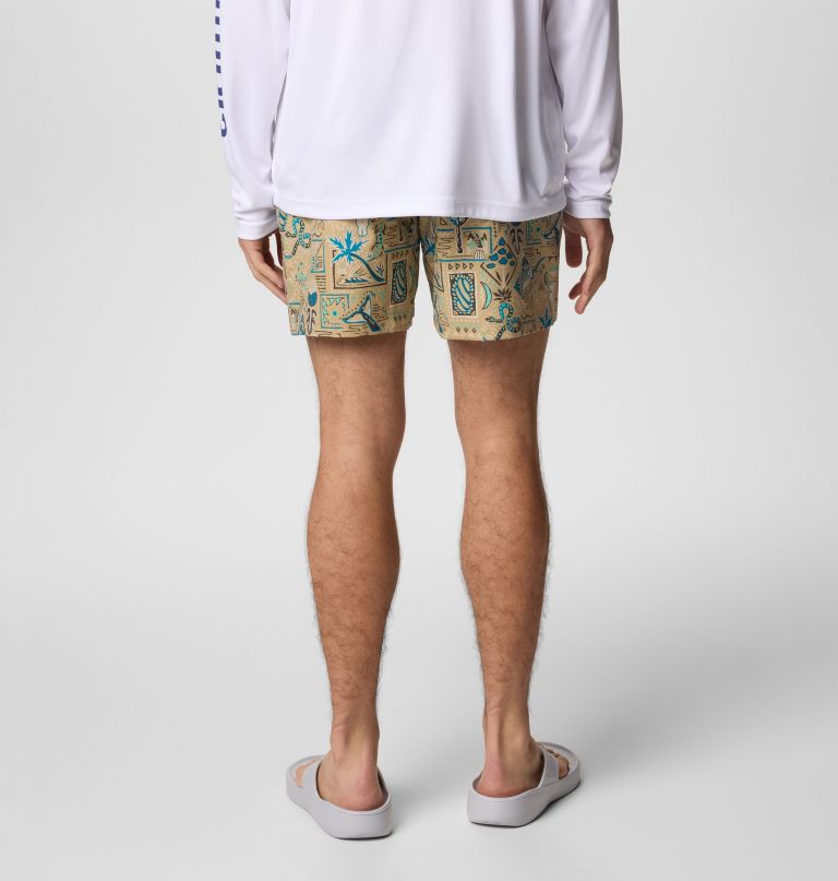 calções de banho estampados pfg rambler para homem