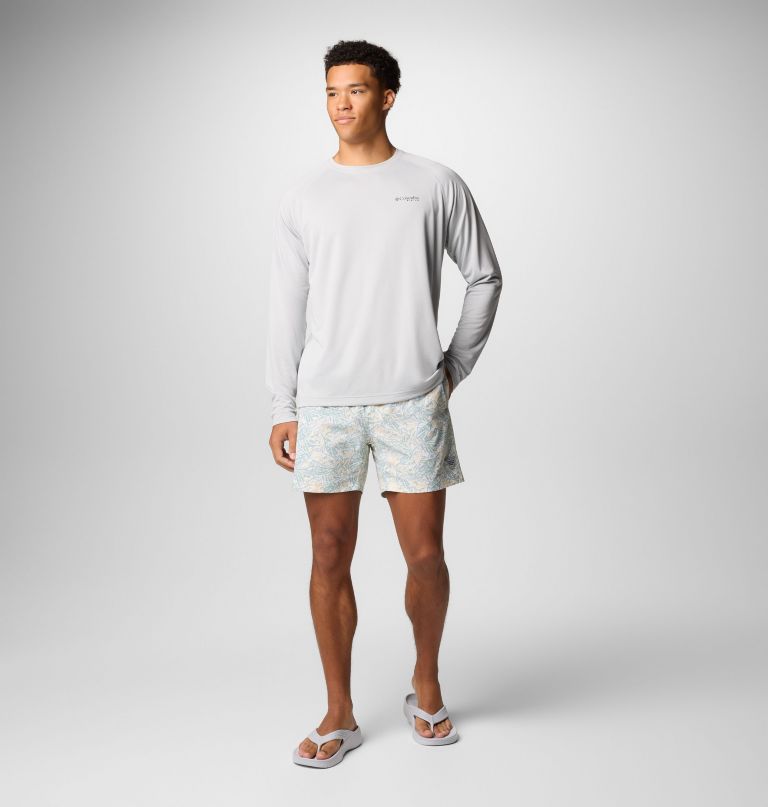 calções de banho estampados pfg rambler para homem
