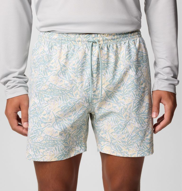 calções de banho estampados pfg rambler para homem
