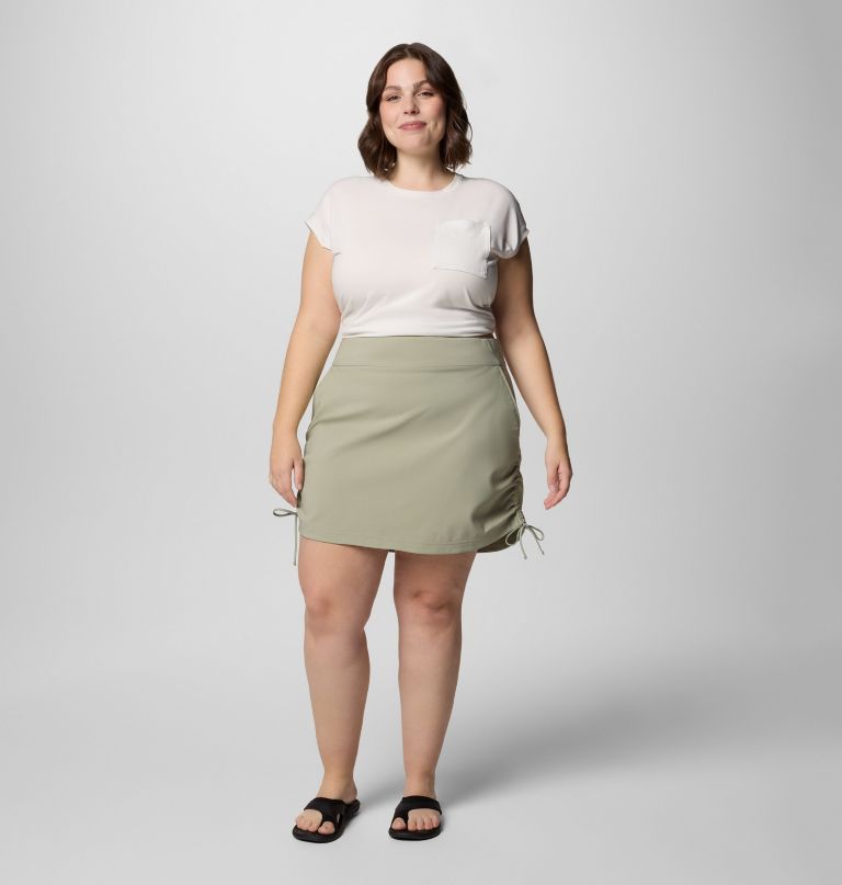 saia-calça franzida feminina all seasons - tamanhos grandes