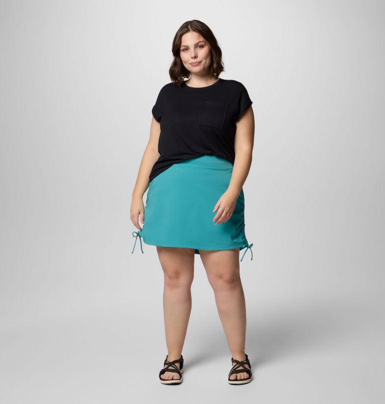 saia-calça franzida feminina all seasons - tamanhos grandes