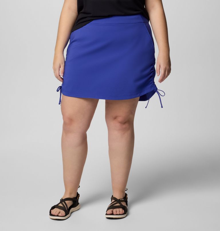 saia-calça franzida feminina all seasons - tamanhos grandes