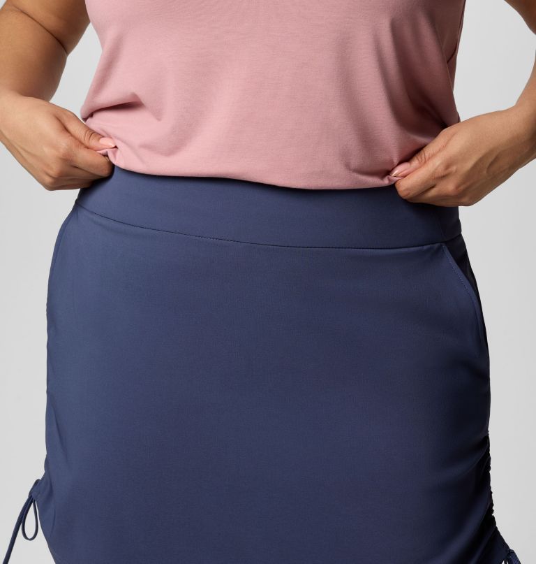 saia-calça franzida feminina all seasons - tamanhos grandes