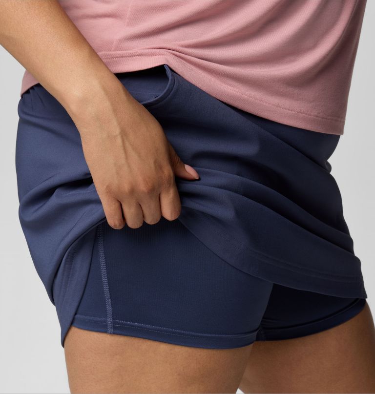 saia-calça franzida feminina all seasons - tamanhos grandes