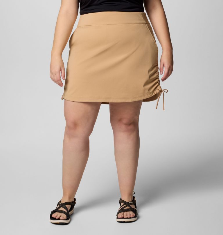 saia-calça franzida feminina all seasons - tamanhos grandes