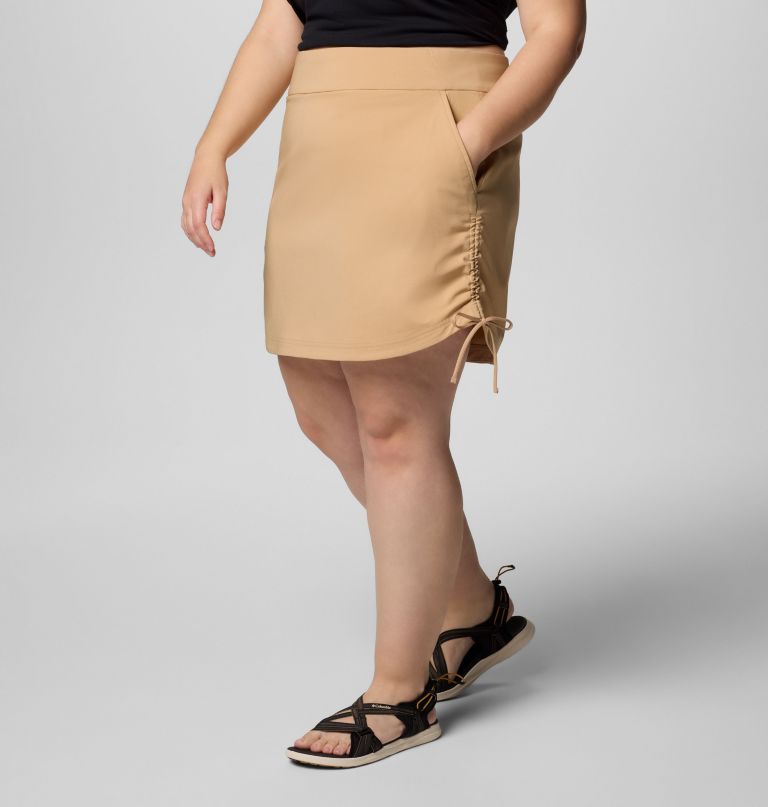 saia-calça franzida feminina all seasons - tamanhos grandes