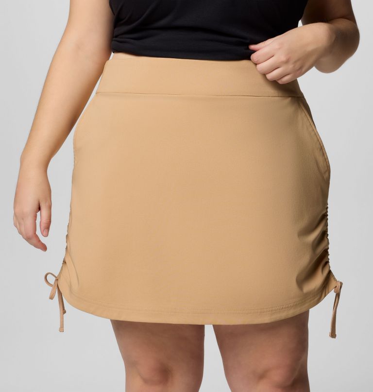 saia-calça franzida feminina all seasons - tamanhos grandes