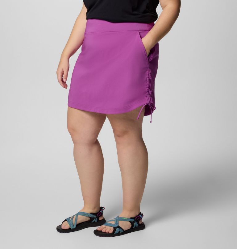 saia-calça franzida feminina all seasons - tamanhos grandes
