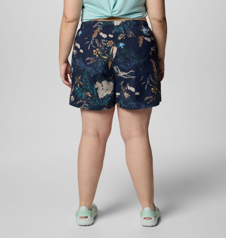 shorts estampados sandy river iii para mulheres - tamanhos grandes