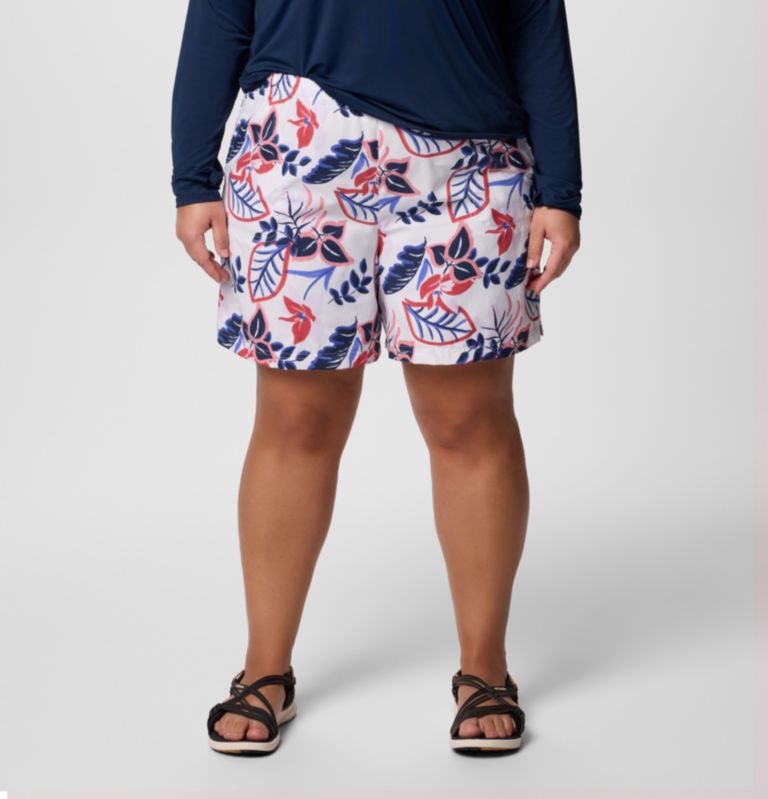shorts estampados sandy river iii para mulheres - tamanhos grandes