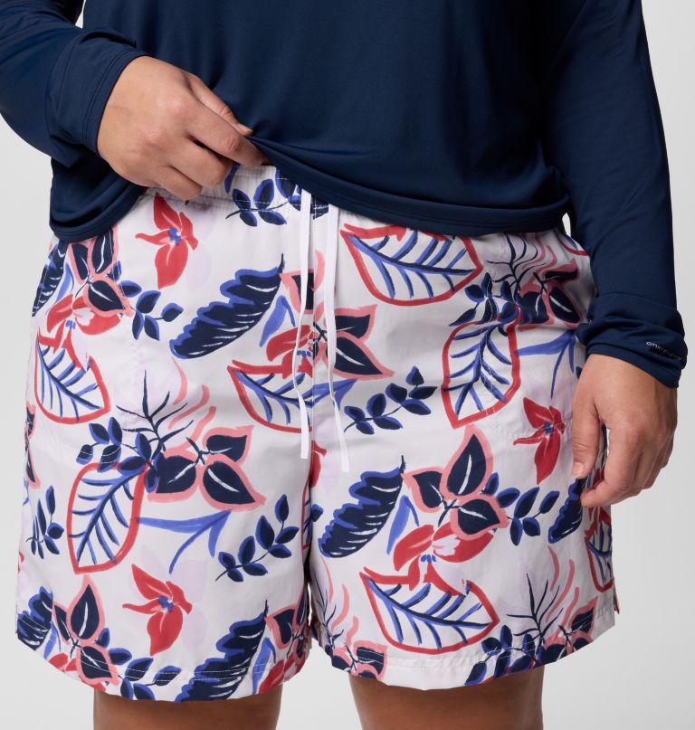 shorts estampados sandy river iii para mulheres - tamanhos grandes