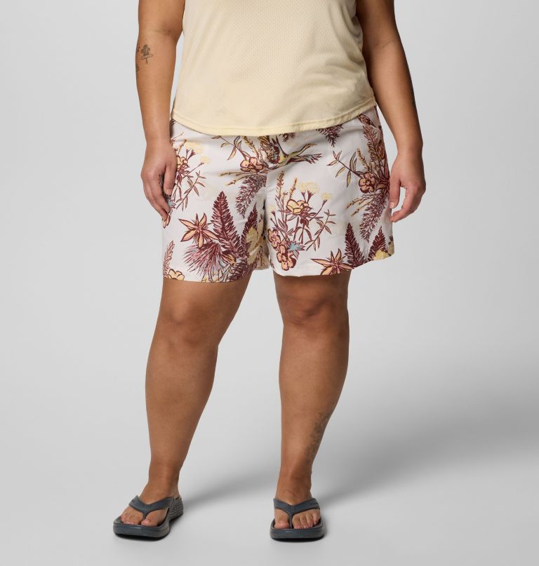 shorts estampados sandy river iii para mulheres - tamanhos grandes