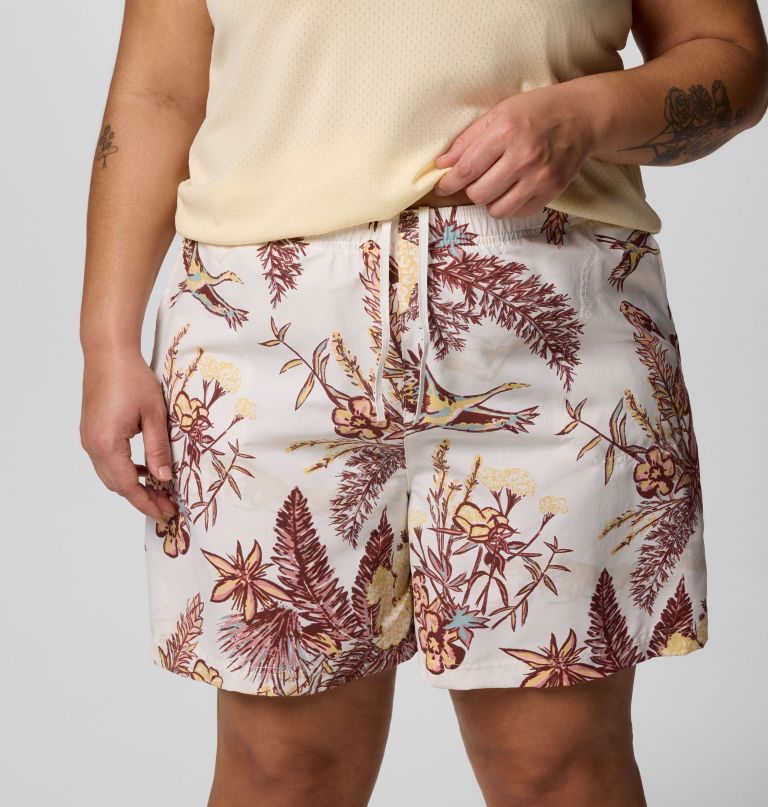 shorts estampados sandy river iii para mulheres - tamanhos grandes