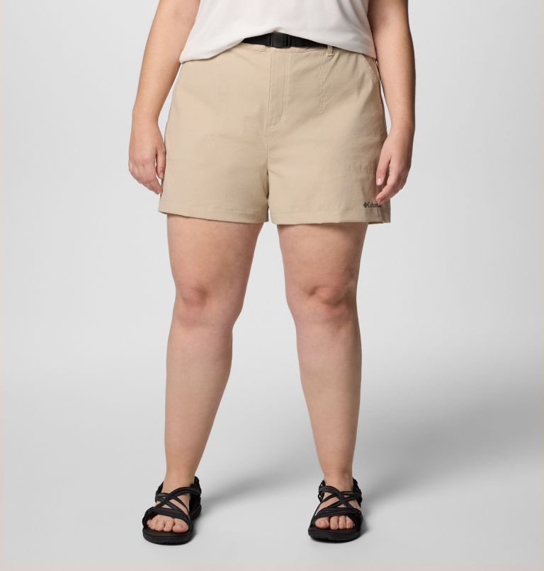 shorts femininos brea falls em nylon - tamanhos grandes