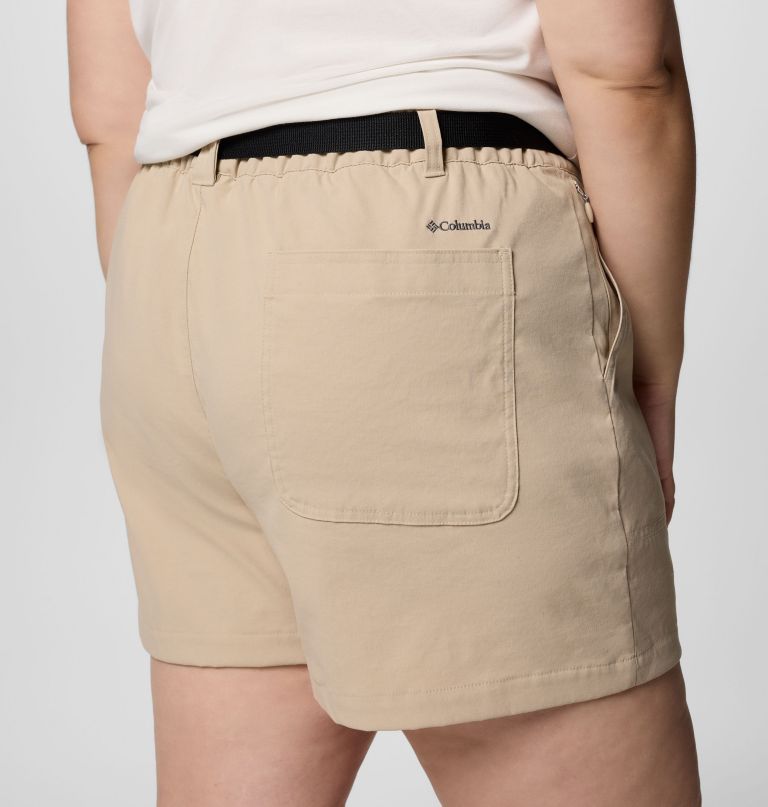 shorts femininos brea falls em nylon - tamanhos grandes