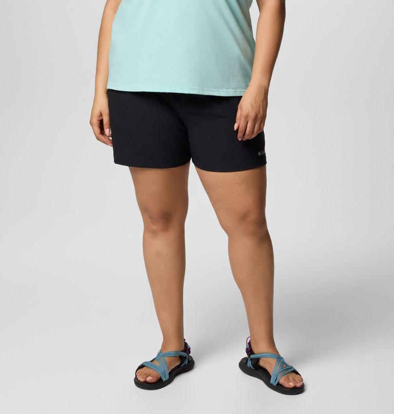 shorts femininos brea falls em nylon - tamanhos grandes