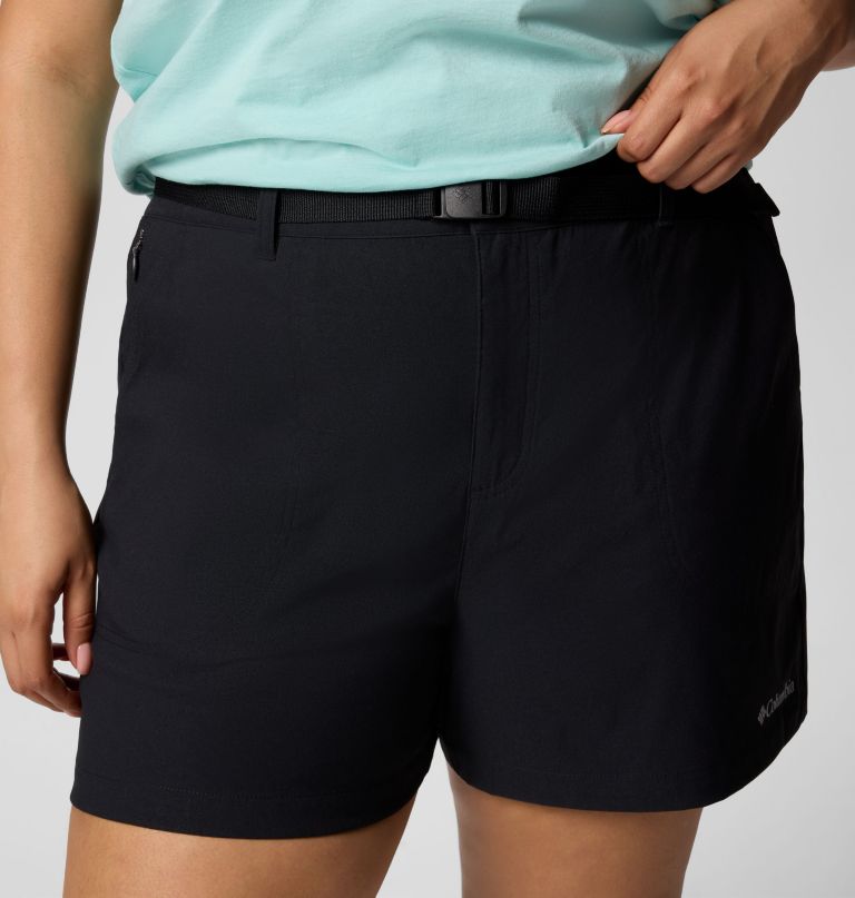 shorts femininos brea falls em nylon - tamanhos grandes