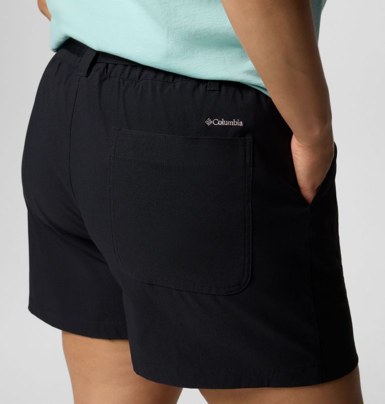 shorts femininos brea falls em nylon - tamanhos grandes