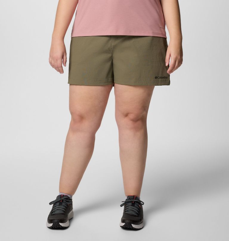 shorts femininos brea falls em nylon - tamanhos grandes