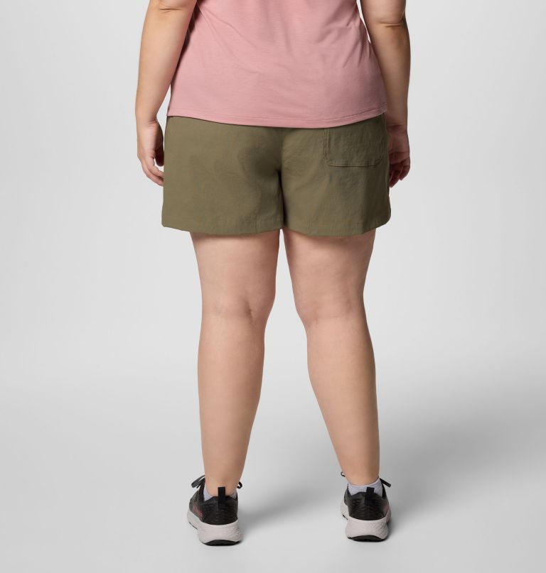 shorts femininos brea falls em nylon - tamanhos grandes