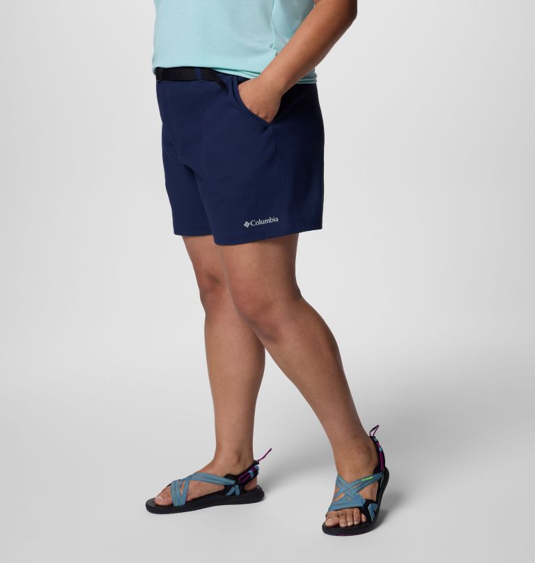 shorts femininos brea falls em nylon - tamanhos grandes