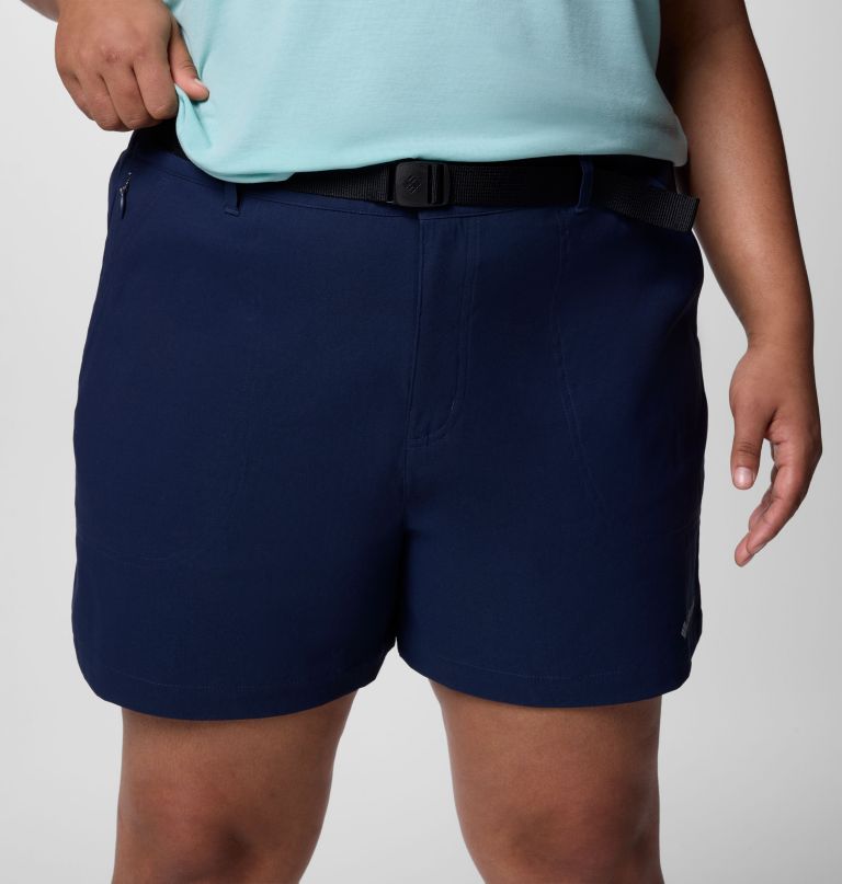 shorts femininos brea falls em nylon - tamanhos grandes