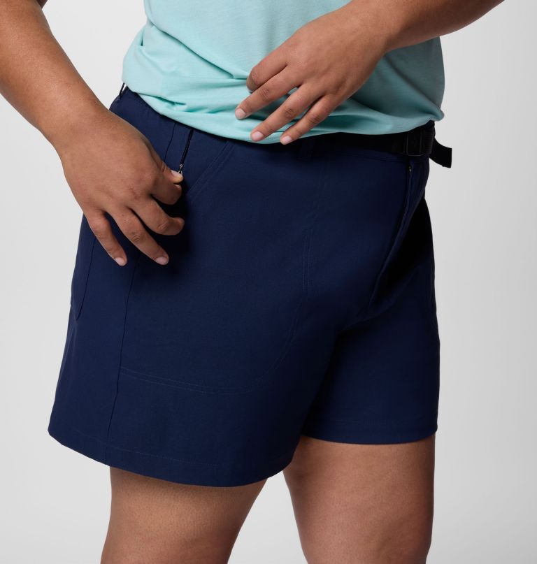 shorts femininos brea falls em nylon - tamanhos grandes