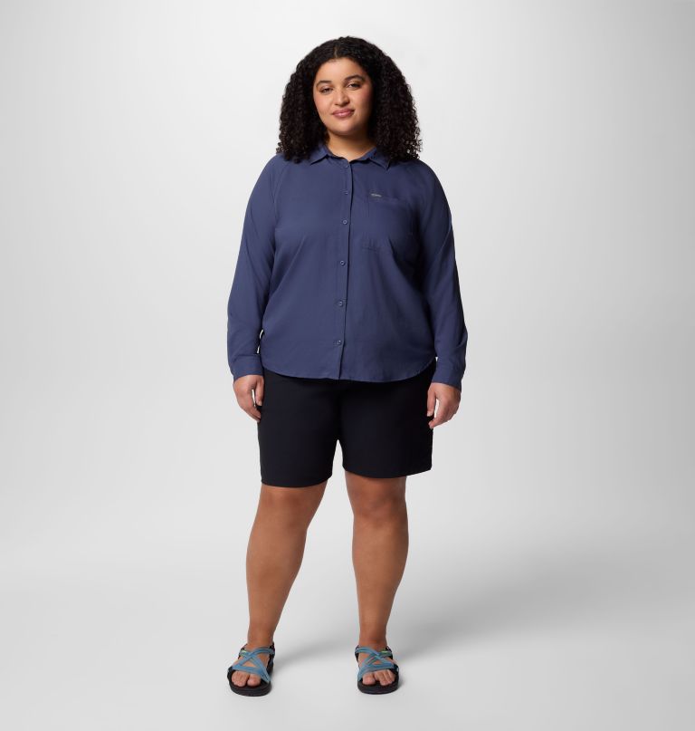 shorts longos femininos leslie falls ii - tamanho plus size