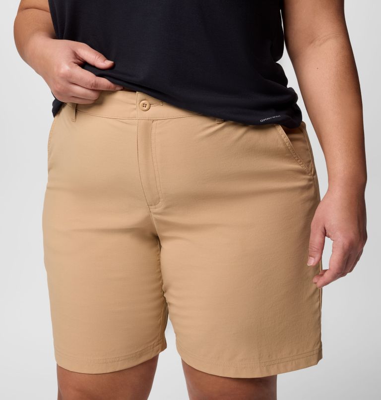 shorts longos femininos leslie falls ii - tamanho plus size