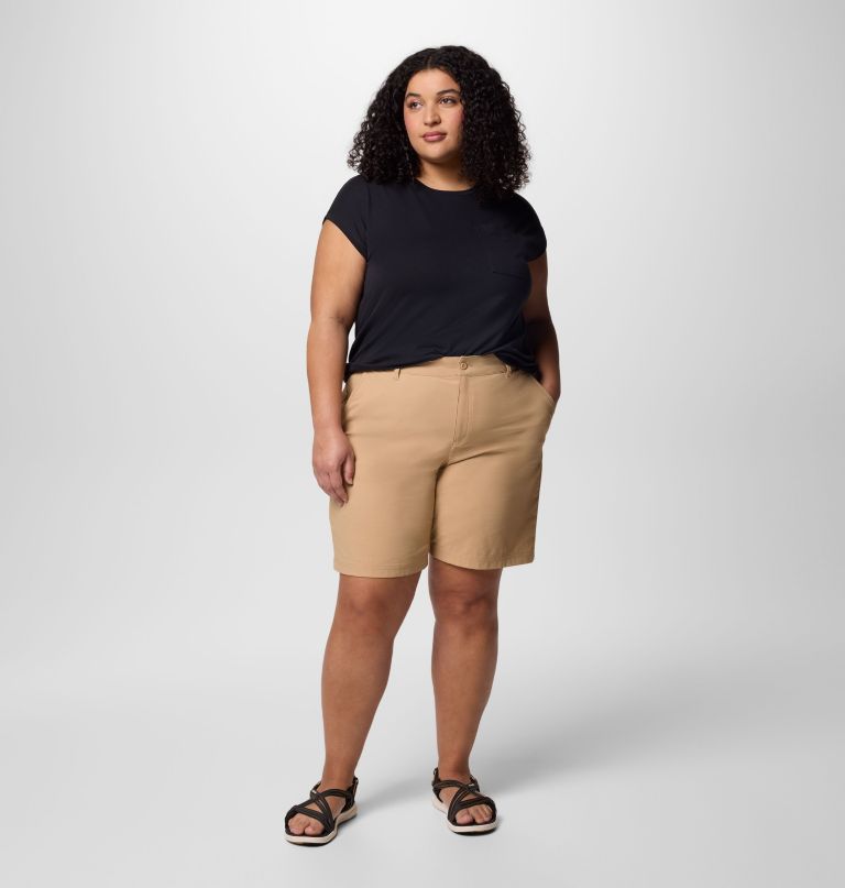 shorts longos femininos leslie falls ii - tamanho plus size