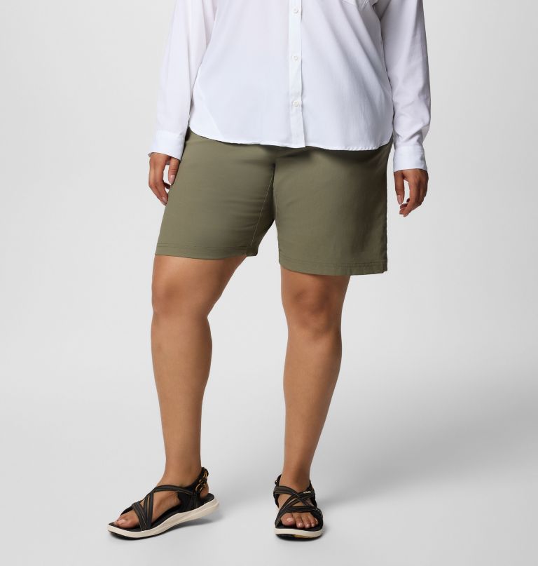 shorts longos femininos leslie falls ii - tamanho plus size