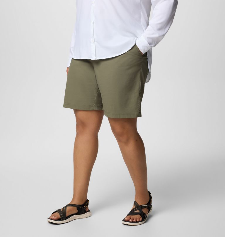 shorts longos femininos leslie falls ii - tamanho plus size