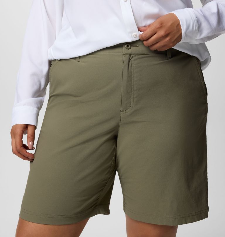 shorts longos femininos leslie falls ii - tamanho plus size