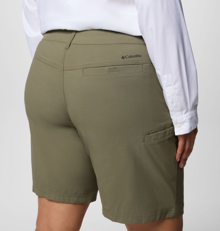 shorts longos femininos leslie falls ii - tamanho plus size