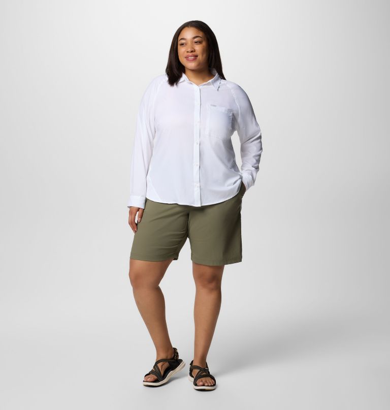 shorts longos femininos leslie falls ii - tamanho plus size