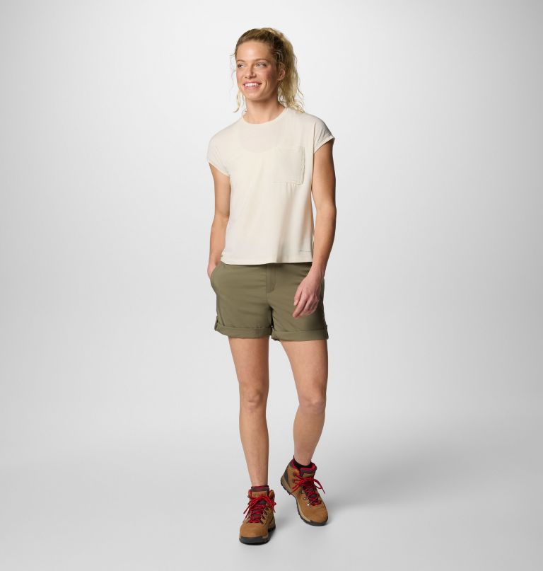 shorts utilitários femininos silver ridge