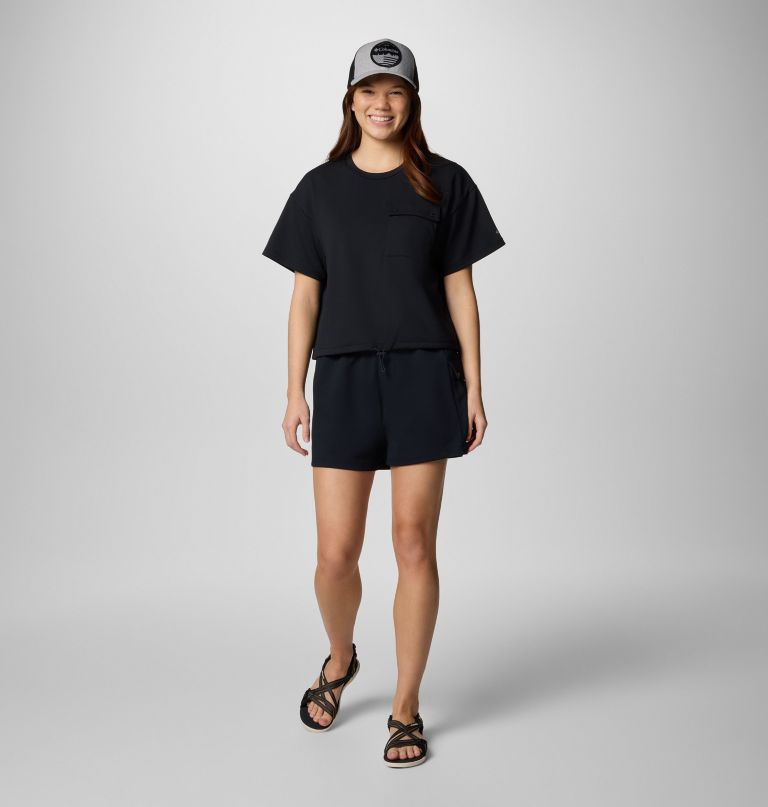 shorts de malha granite point para mulheres