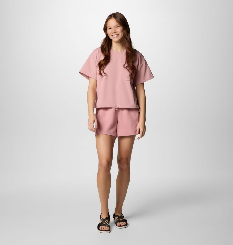 shorts de malha granite point para mulheres