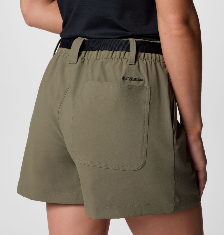 shorts femininos brea falls em nylon